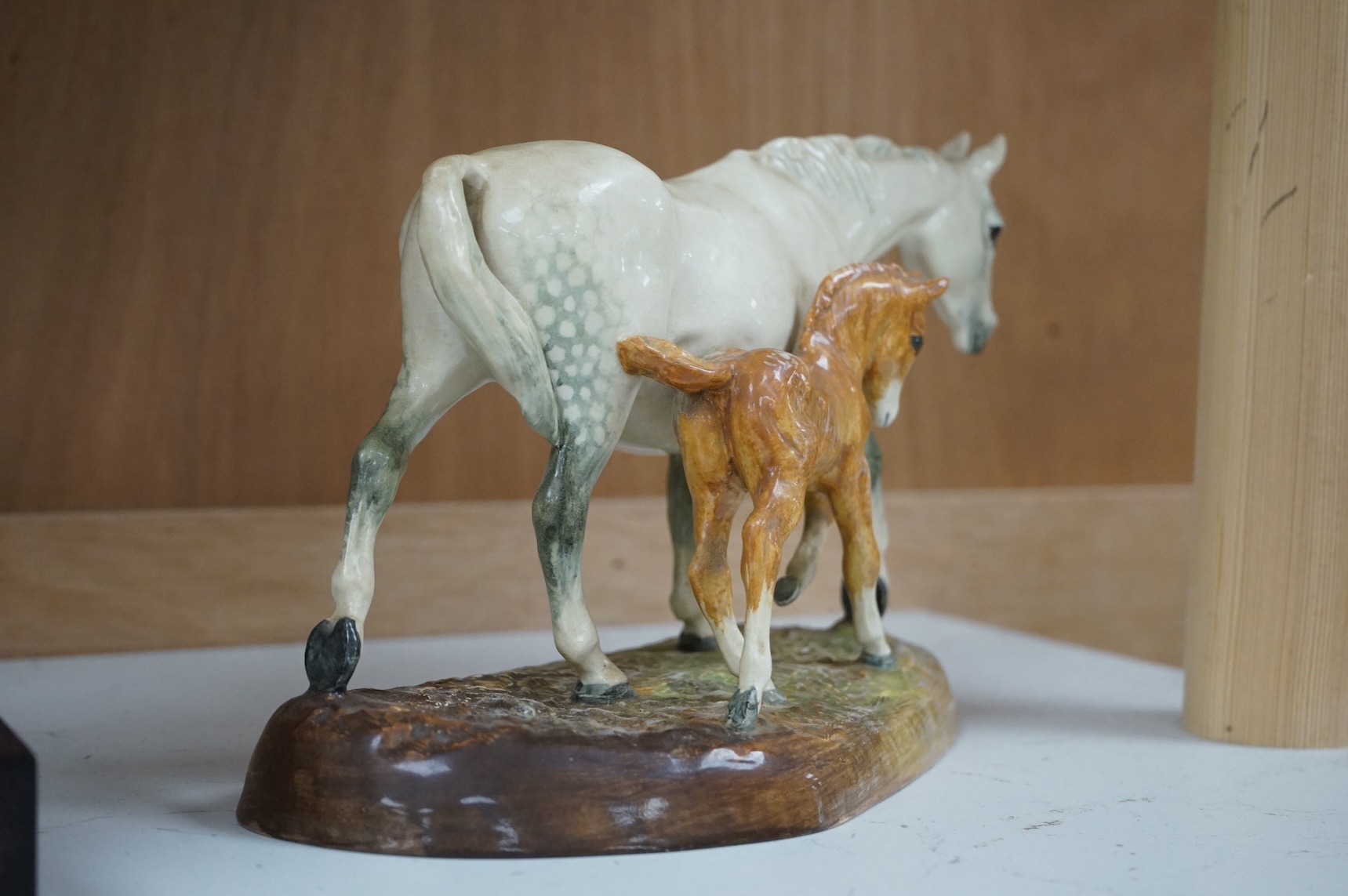 A Royal Doulton horse group ‘The Gude Grey Mare’, HN2532, 20cm wide